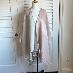 Soia & Kyo Colorblock Pattern Cape